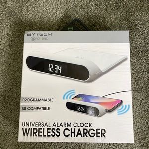 Universal alarm clock wireless charger